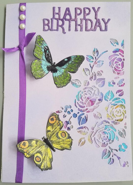 Cutout Butterfly Birthday