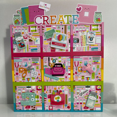 Doodlebug Design Cute & Crafty - Storage Side