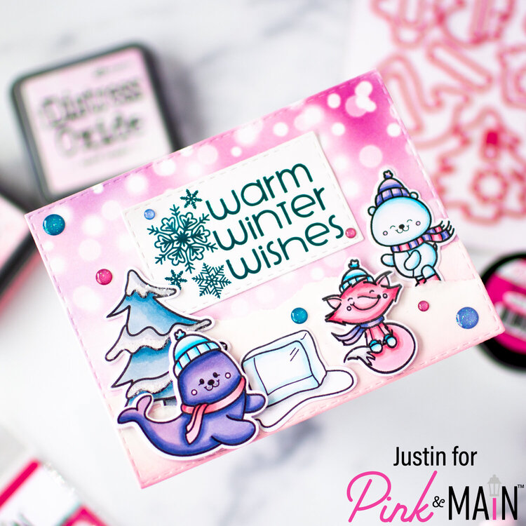 Warm Winter Wishes Foiled Card