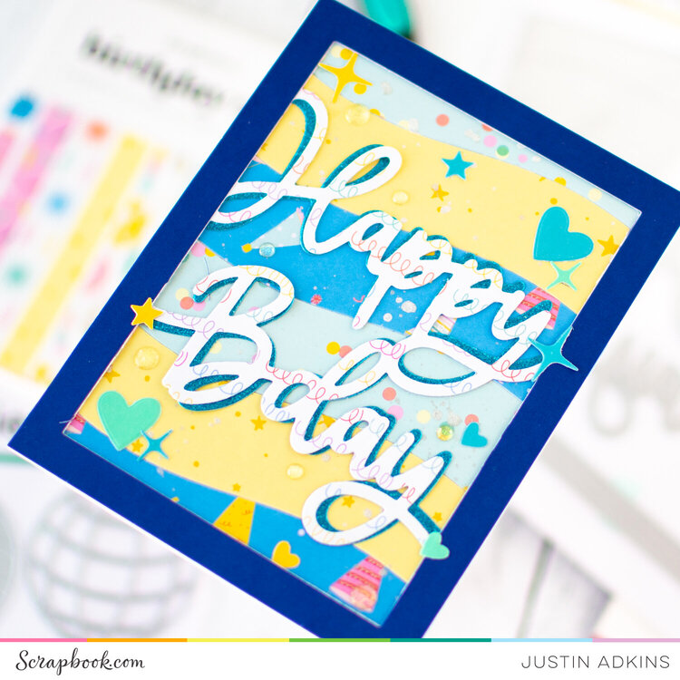 Layered Happy Birthday Card