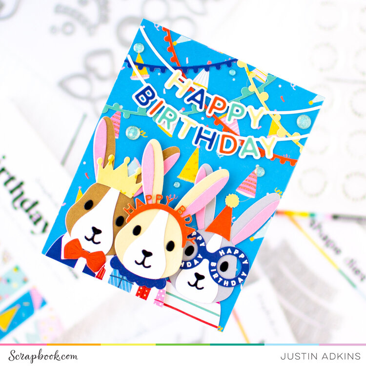 Bunny Birthday Card