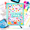 Let's Eat Cake Shaker Card