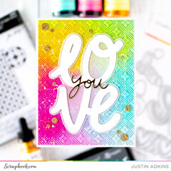 Love You Rainbow Card