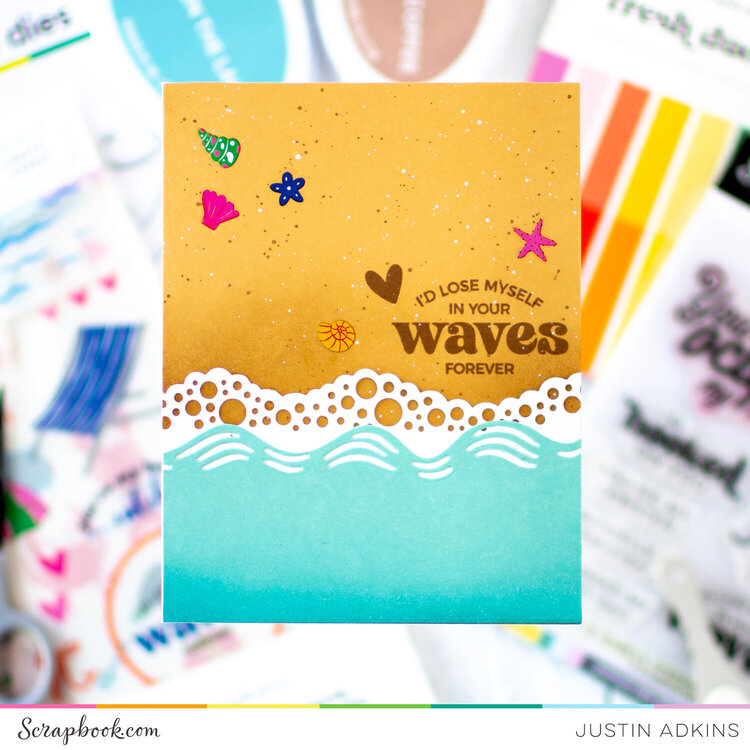 Oceanside Waves Card