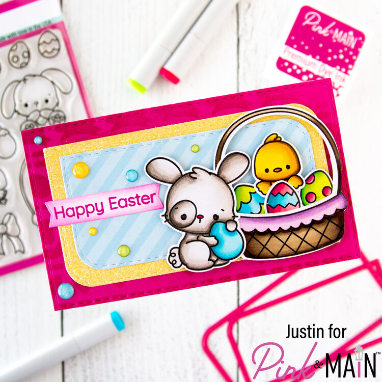 Mini-Slimline Easter Bunny Card