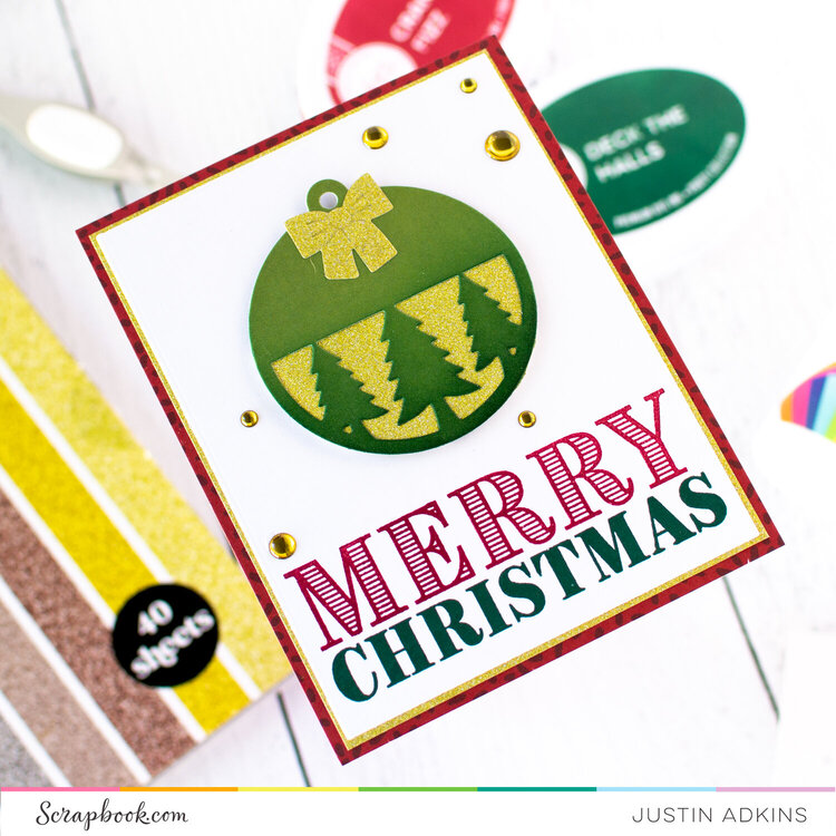 Tree Tag Christmas Card