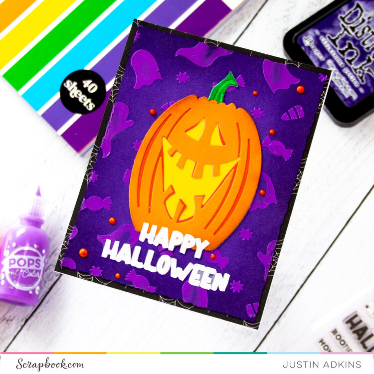Jack O Lantern Halloween Card