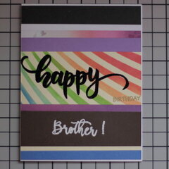 Masculine Birthday Card