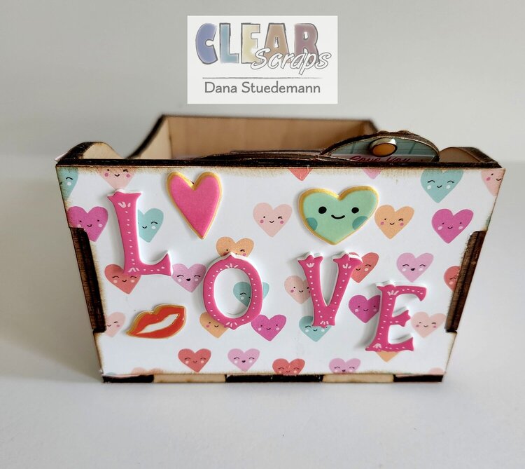 Valentine Hearts DIY Box and Memory-Dex Cards 