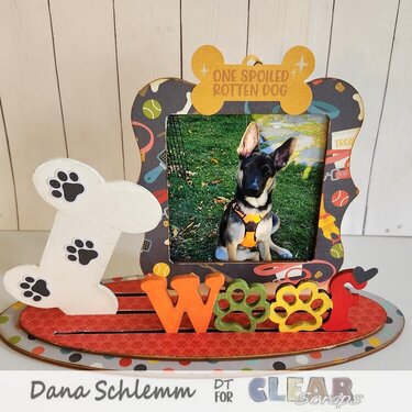 Woof 3D Frameables Home Decor project 