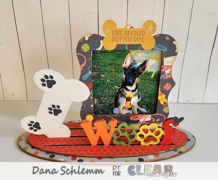 Woof 3D Frameables Home Decor project 