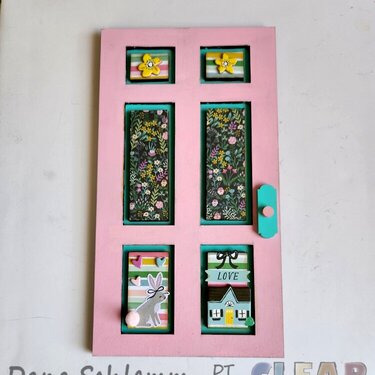 Spring Floral Standing Traditional Door DIY Home Decor 