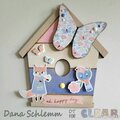 Oh Happy Day Shiplap Birdhouse Magnet 