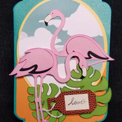 Flamingos Card