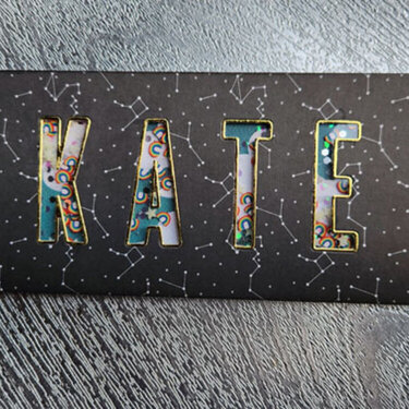 KATE Shaker Card