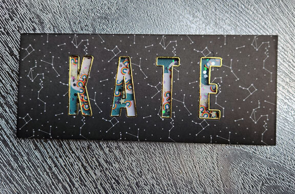 KATE Shaker Card