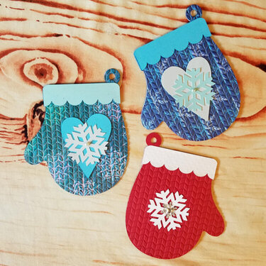 Winter Mittens Gift Card Holders