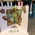 Inside of card and matching envelope