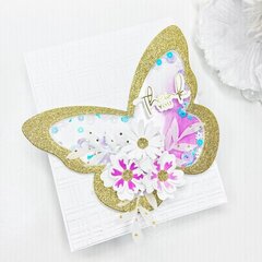 Butterfly Shaker Card