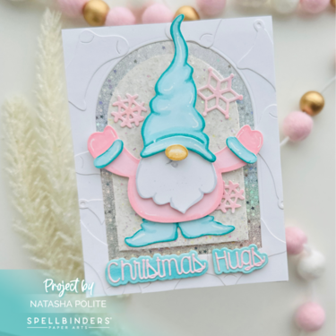 Christmas Hugs Gnome Card