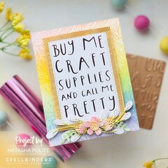 Buy Me Craft Supplies Card