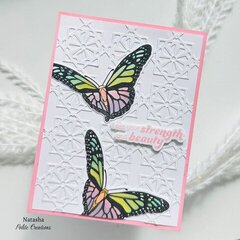 Pastel Butterfly Card
