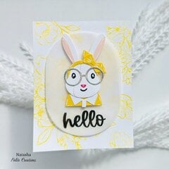 Hello Yellow Rabbit Card