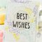 Best Wishes LetterPress Card