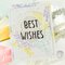 Best Wishes LetterPress Card