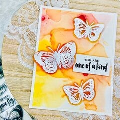 One of a Kind butterfly Card