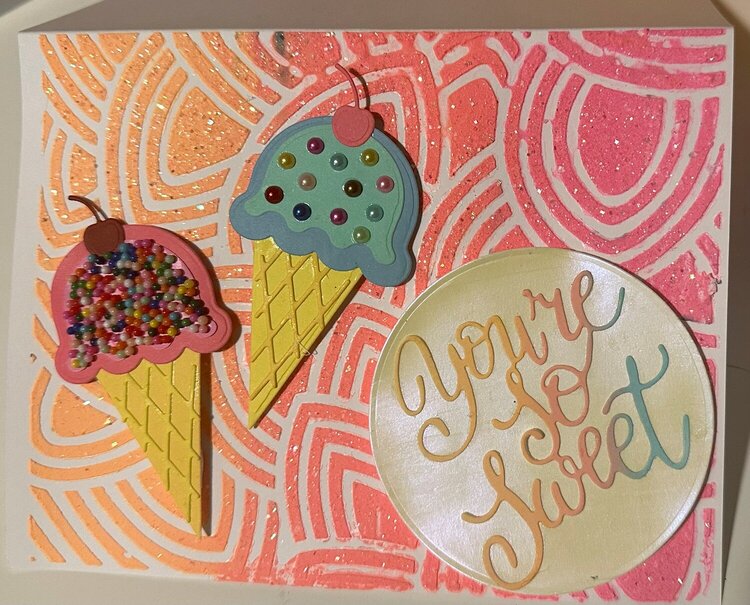 Ice cream card