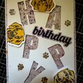 Happy Birthday Golden Retriever card