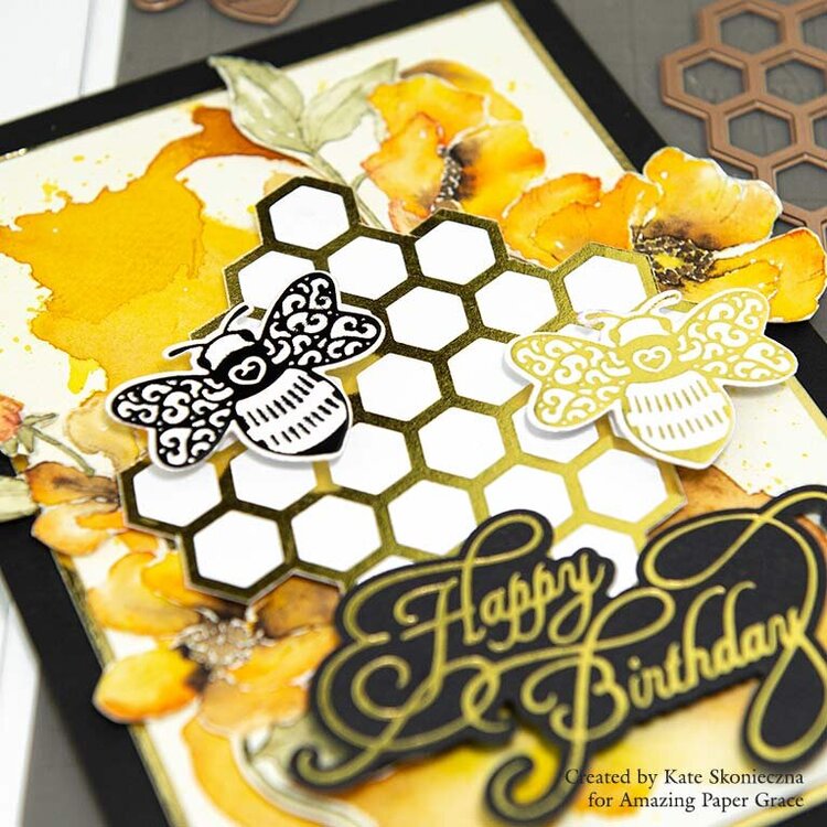 Just Bee-cause Glimmer Hot Foil