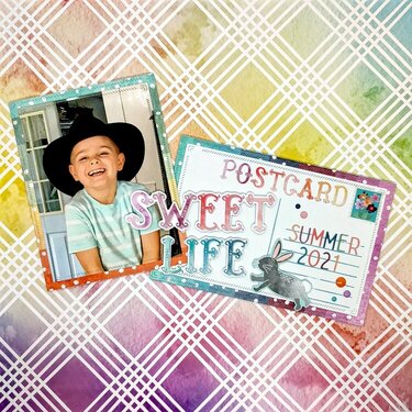 Sweet Life Scrapbook Layout