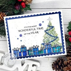 Christmas Tree Impress-ion Letterpress Card