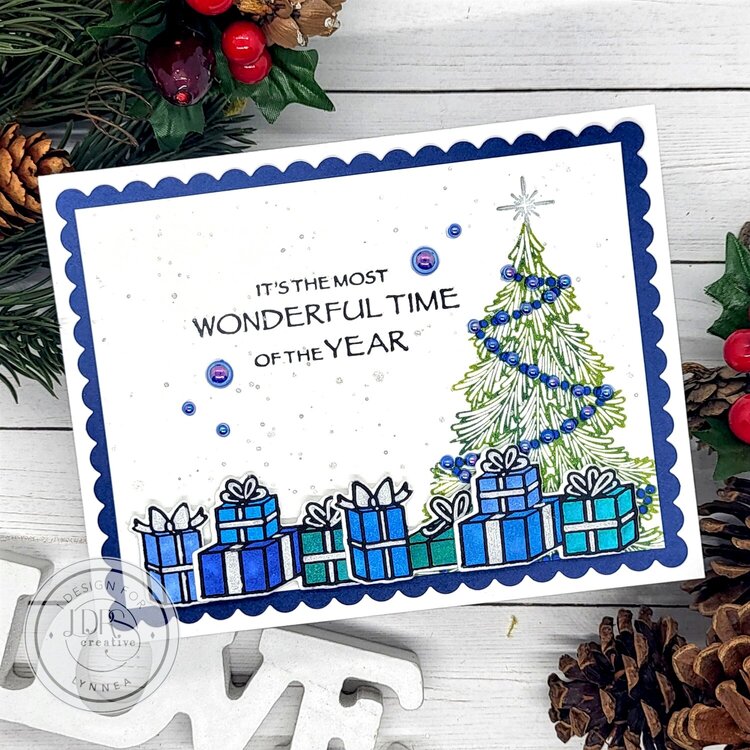 Christmas Tree Impress-ion Letterpress Card