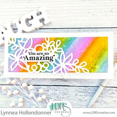 You Are So Amazing Watercolored Card