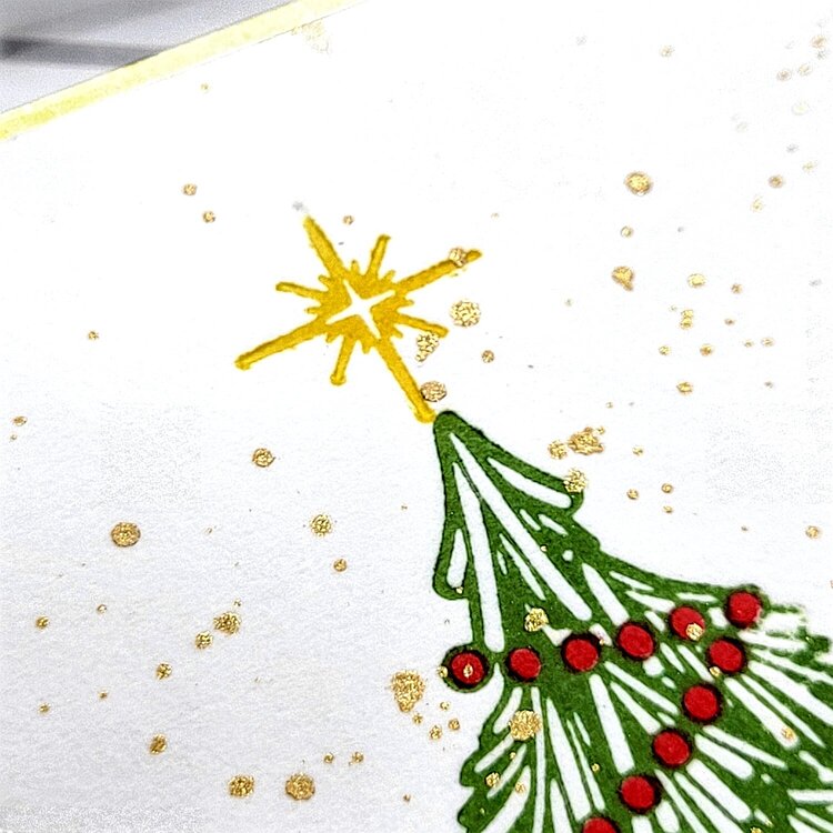 Merry Christmas Impress-ion Letterpress Card