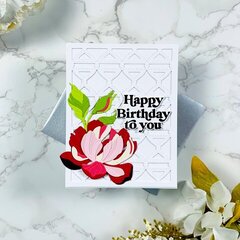 Happy Birthday Pretty Things Coverplate Card