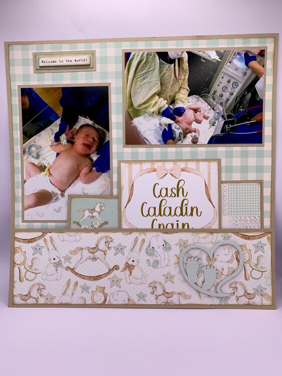 Little One Scrapbook Pages