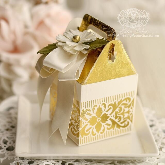 Gold Foiled Gable Box