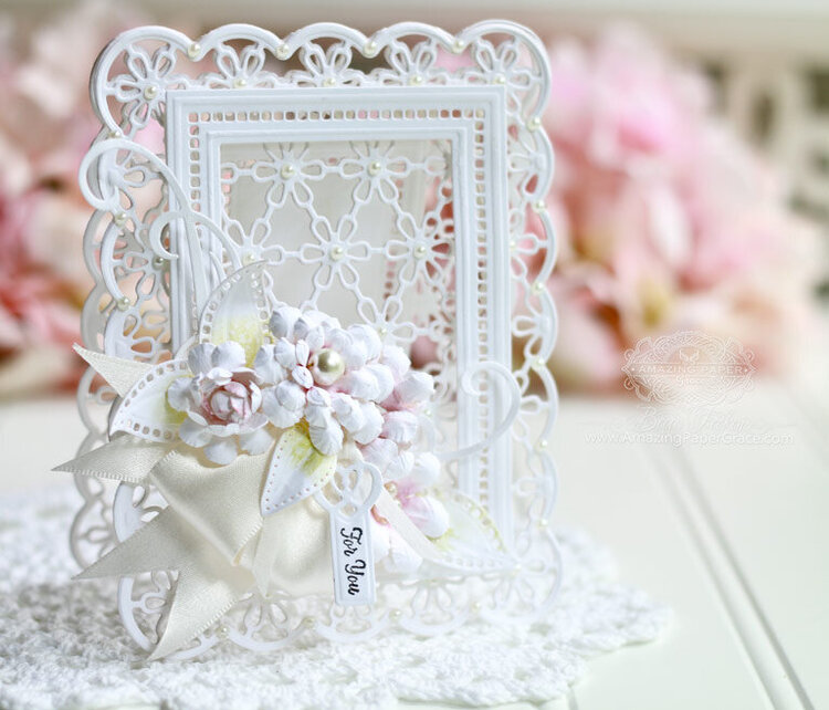 Emmeline Treillage lace card inspiration by Becca Feeken