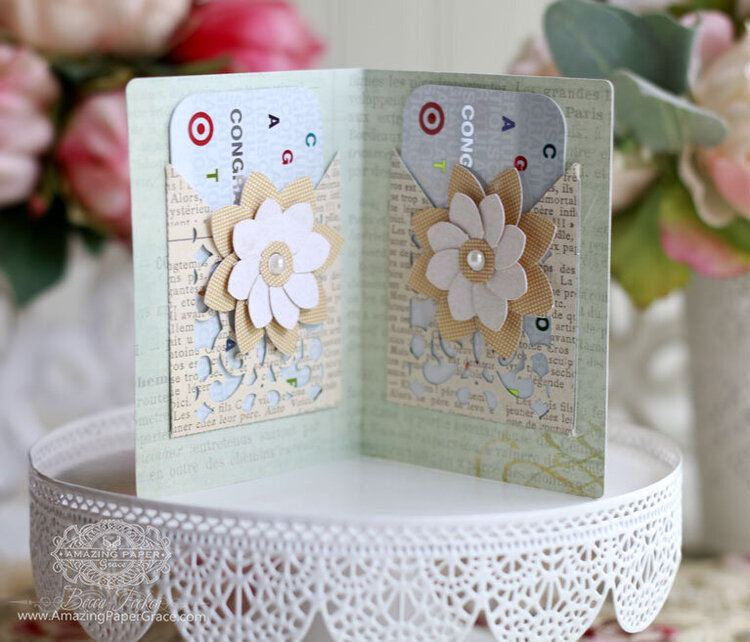 Filigree Booklet with Fold and Go Flower inspiration by Becca Feeken