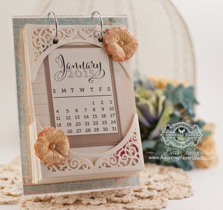 Swirl Bliss Calendar Inspiration by Becca Feeken