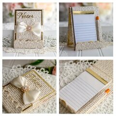 Gold Adorned Notepad