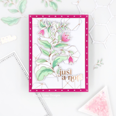 Pink Folk Floral