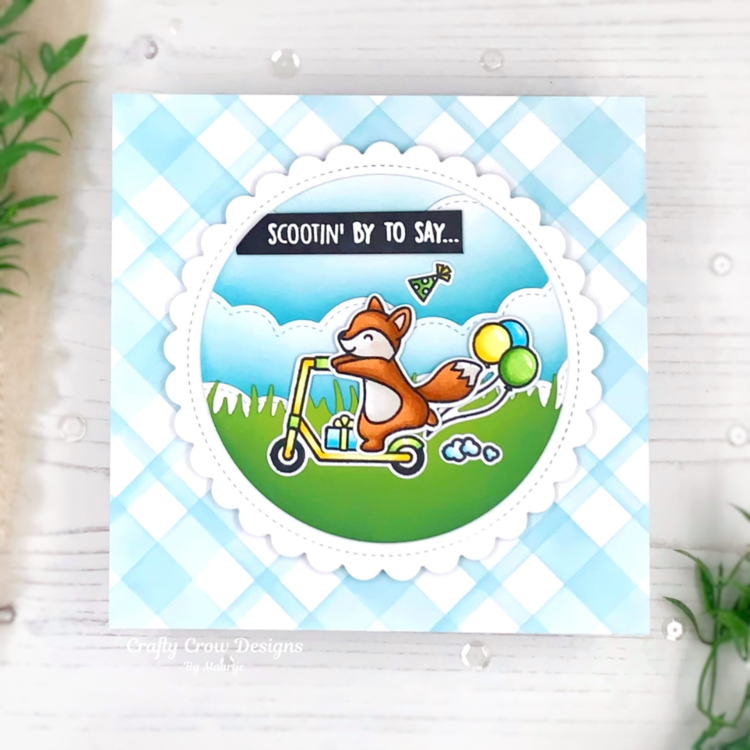 Scootin&#039; By Birthday Card