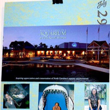 Aquarium Post Card and Photos