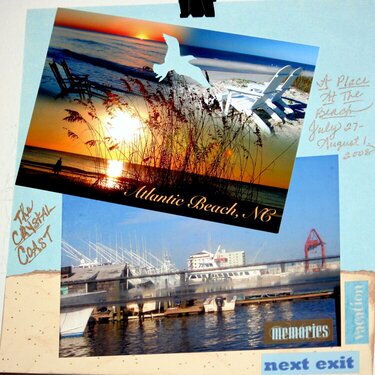 Atlantic Beach Post Card and Photo