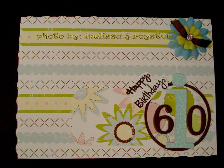 Inez&#039;s 60th Birthday Card
